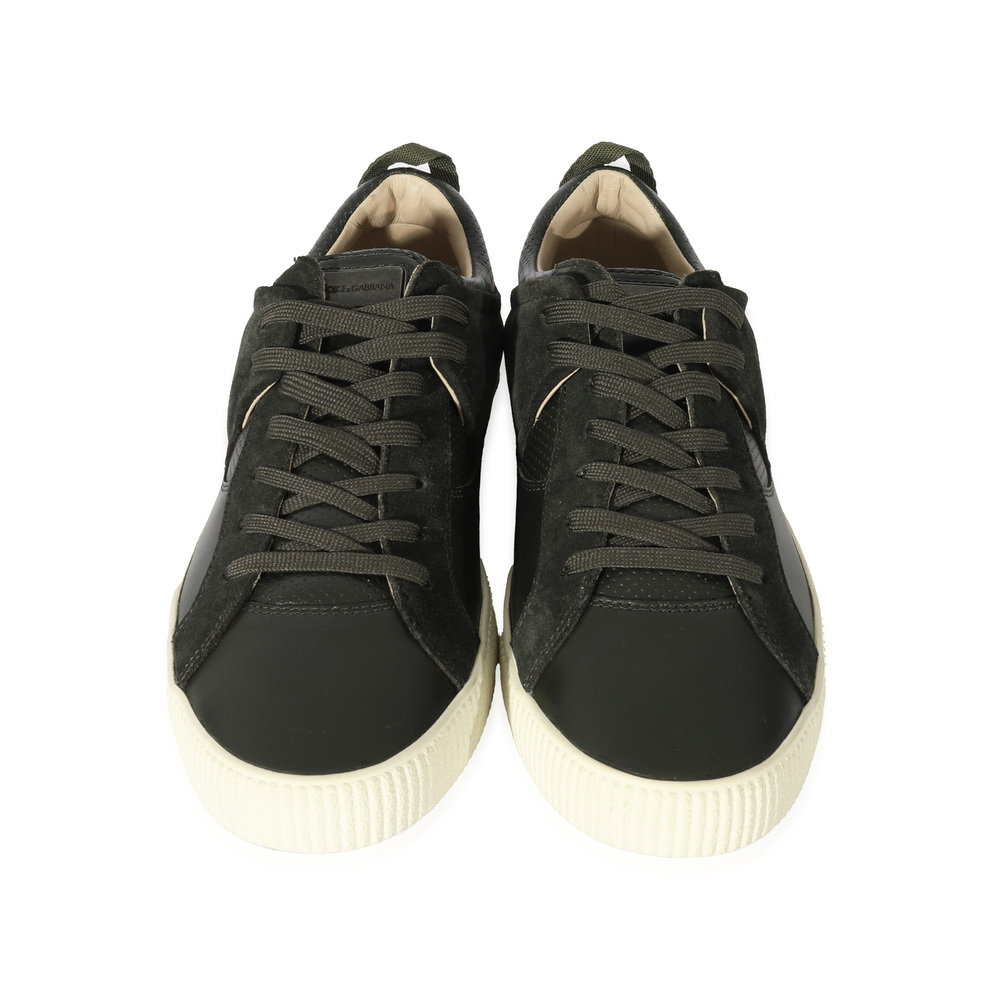 D&G Leather Low Top Sneaker 'Green Tan' - Picture 3 of 4